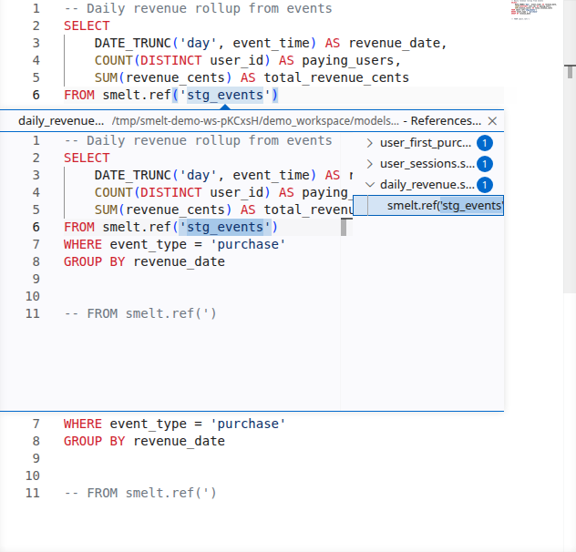 Find model consumers